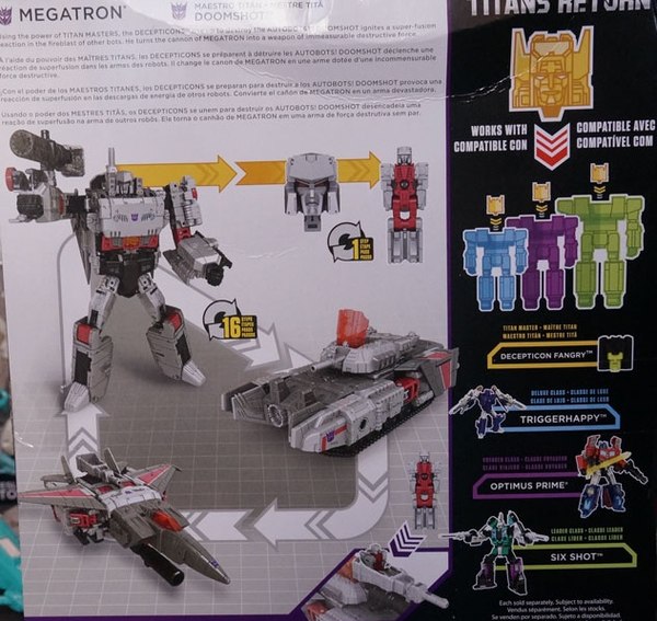 SDCC 2016   Titans Return Voyager Megatron Boxback Photo Show Sixshot, Triggerhappy, Optimus Prime And Fangry (1 of 1)